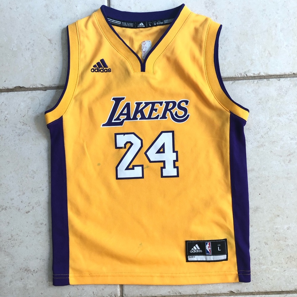 Kobe Bryant Lakers #24 Jersey Kids 7/6x